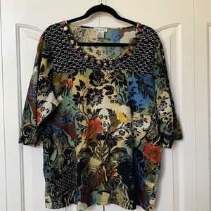 Ulla Popken cotton T-shirt 16/18 gently used